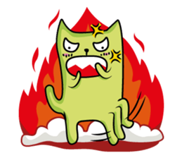 Neko colorful gang sticker #2820182