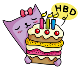 Neko colorful gang sticker #2820191