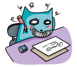 Neko colorful gang sticker #2820198