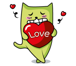 Neko colorful gang sticker #2820203