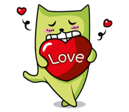 Neko colorful gang sticker #2820203