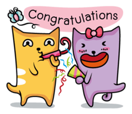 Neko colorful gang sticker #2820210