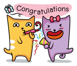 Neko colorful gang sticker #2820210