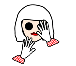 Modern snow fairy sticker #2822091