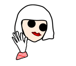 Modern snow fairy sticker #2822093