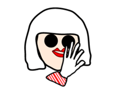 Modern snow fairy sticker #2822095