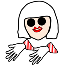 Modern snow fairy sticker #2822096