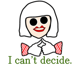 Modern snow fairy sticker #2822098