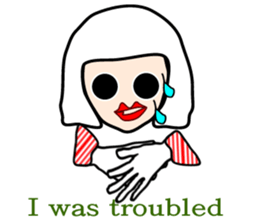 Modern snow fairy sticker #2822099