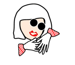 Modern snow fairy sticker #2822100