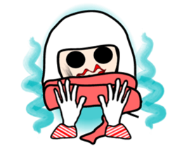 Modern snow fairy sticker #2822104