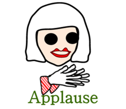 Modern snow fairy sticker #2822110