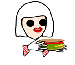 Modern snow fairy sticker #2822111