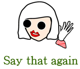 Modern snow fairy sticker #2822113