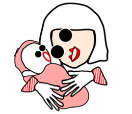 Modern snow fairy sticker #2822116