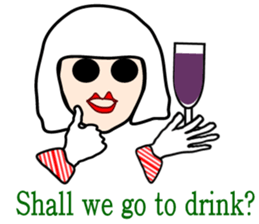 Modern snow fairy sticker #2822118