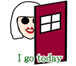 Modern snow fairy sticker #2822119