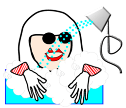 Modern snow fairy sticker #2822122