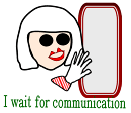 Modern snow fairy sticker #2822123