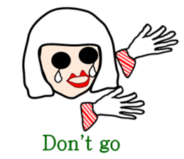 Modern snow fairy sticker #2822124