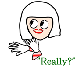 Modern snow fairy sticker #2822125