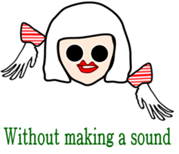 Modern snow fairy sticker #2822130