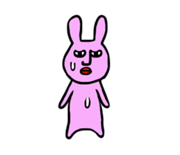 The rabbit which the manager drew sticker #2822614