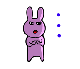 The rabbit which the manager drew sticker #2822648
