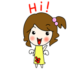 Lovely Angel of Monkeykung sticker #2822734