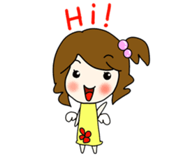 Lovely Angel of Monkeykung sticker #2822734