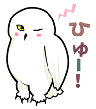 Three white animals! sticker #2822806