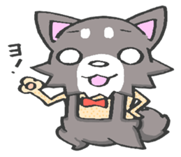 Pretty kariage dog. sticker #2823978