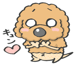 Pretty kariage dog. sticker #2823980