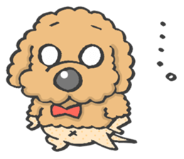 Pretty kariage dog. sticker #2823986