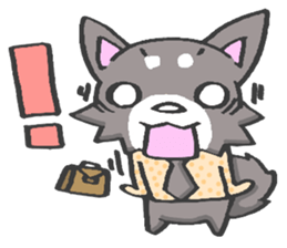 Pretty kariage dog. sticker #2823992