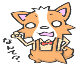Pretty kariage dog. sticker #2823996