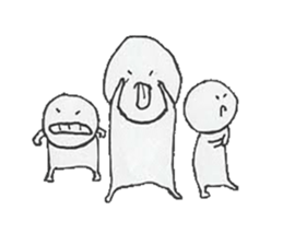 Three children sticker #2824337