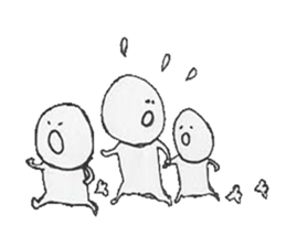 Three children sticker #2824358