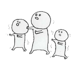 Three children sticker #2824361