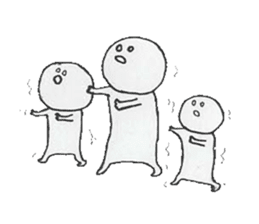 Three children sticker #2824361