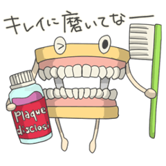 Gakumokkun of dental cast