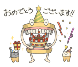 Gakumokkun of dental cast sticker #2824417