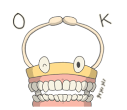 Gakumokkun of dental cast sticker #2824419