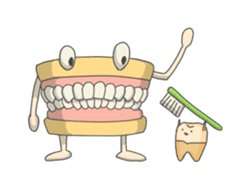 Gakumokkun of dental cast sticker #2824429