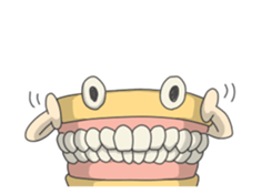 Gakumokkun of dental cast sticker #2824431