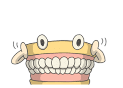 Gakumokkun of dental cast sticker #2824431