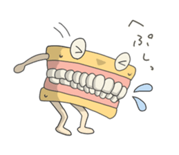 Gakumokkun of dental cast sticker #2824434