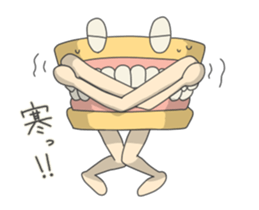 Gakumokkun of dental cast sticker #2824444
