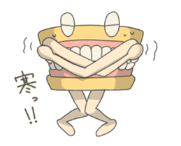 Gakumokkun of dental cast sticker #2824444