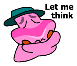 Jimmie the pink hippo sticker #2824497